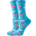 Chaussettes Flamant Rose Femme