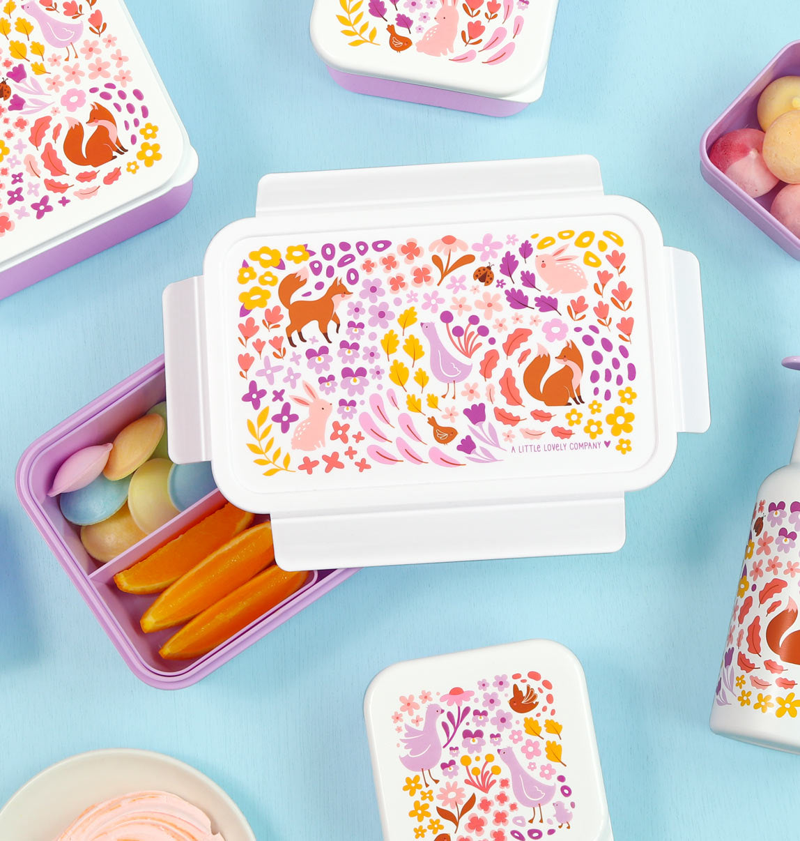 Boîte à déjeuner bento - Jardin fleuri