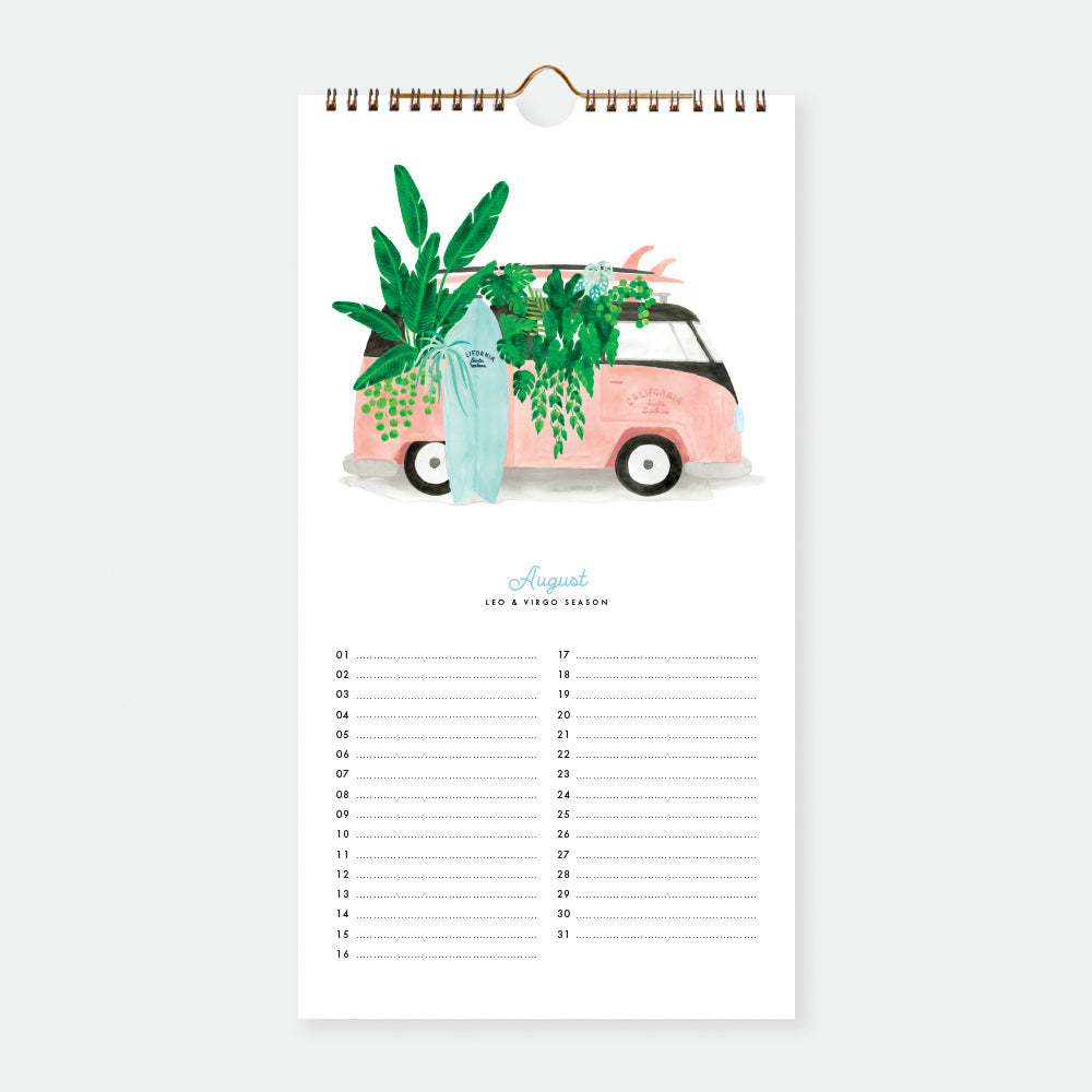 Birthday calendar