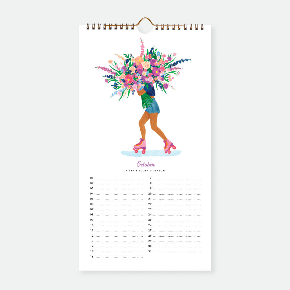Birthday calendar