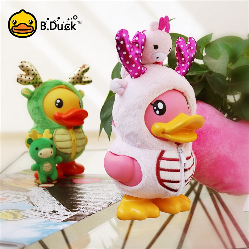 Tirelire Canard Dragon Rose