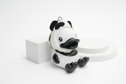 Panda duck keychain