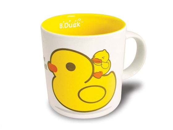 Caneca de pato amarelo