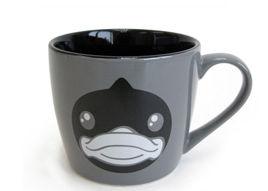 Caneca de pato preto