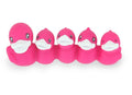Escova de dentes de pato rosa