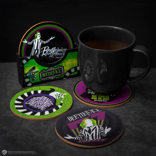 Set de 4 Sous-verres Beetlejuice
