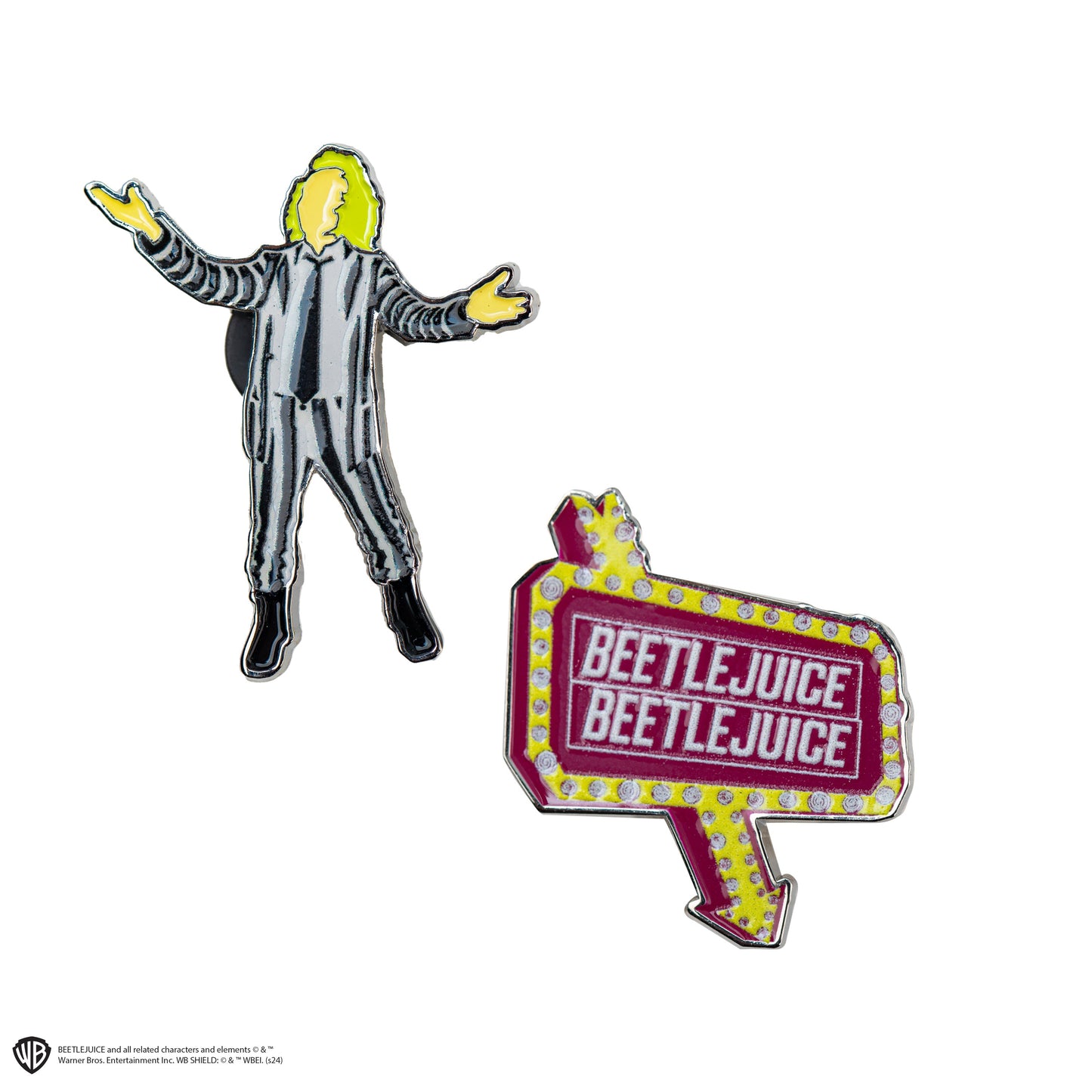 ビートルジュース ピンバッジ2個セット