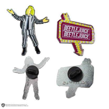 ビートルジュース ピンバッジ2個セット