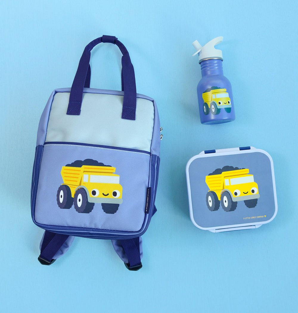 Petit sac à dos carré enfant - Camion-benne