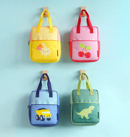 Petit sac à dos carré enfant - Camion-benne – vue 8 – A Little Lovely Company