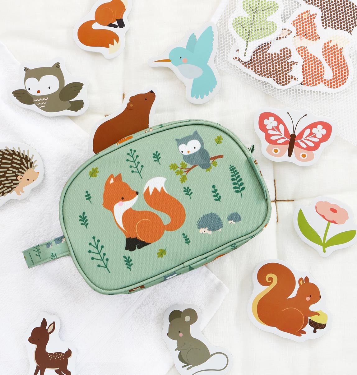 Jouets de bain en mousse - Amis de la forêt – vue 6 – A Little Lovely Company