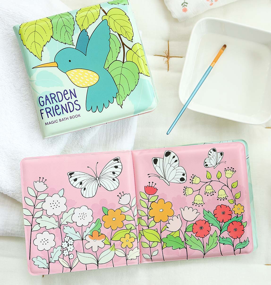 Livre de bain magique - Amis du jardin