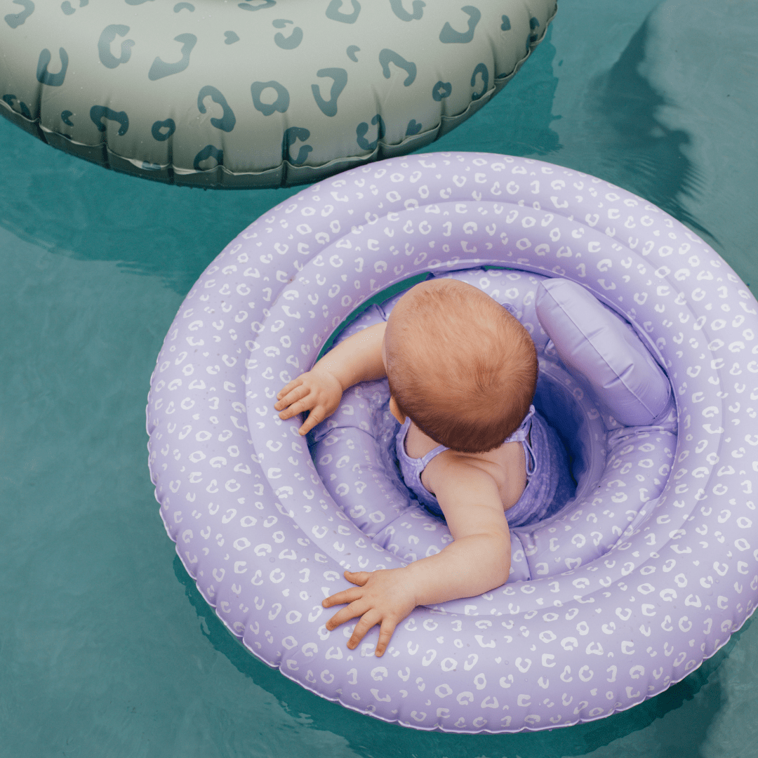 Baby Float - Lila - Leopard - 0/1 Years
