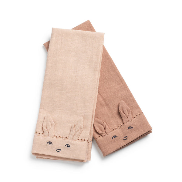 Lot de 2 Serviettes de Table Faded Rose / Powder Pink