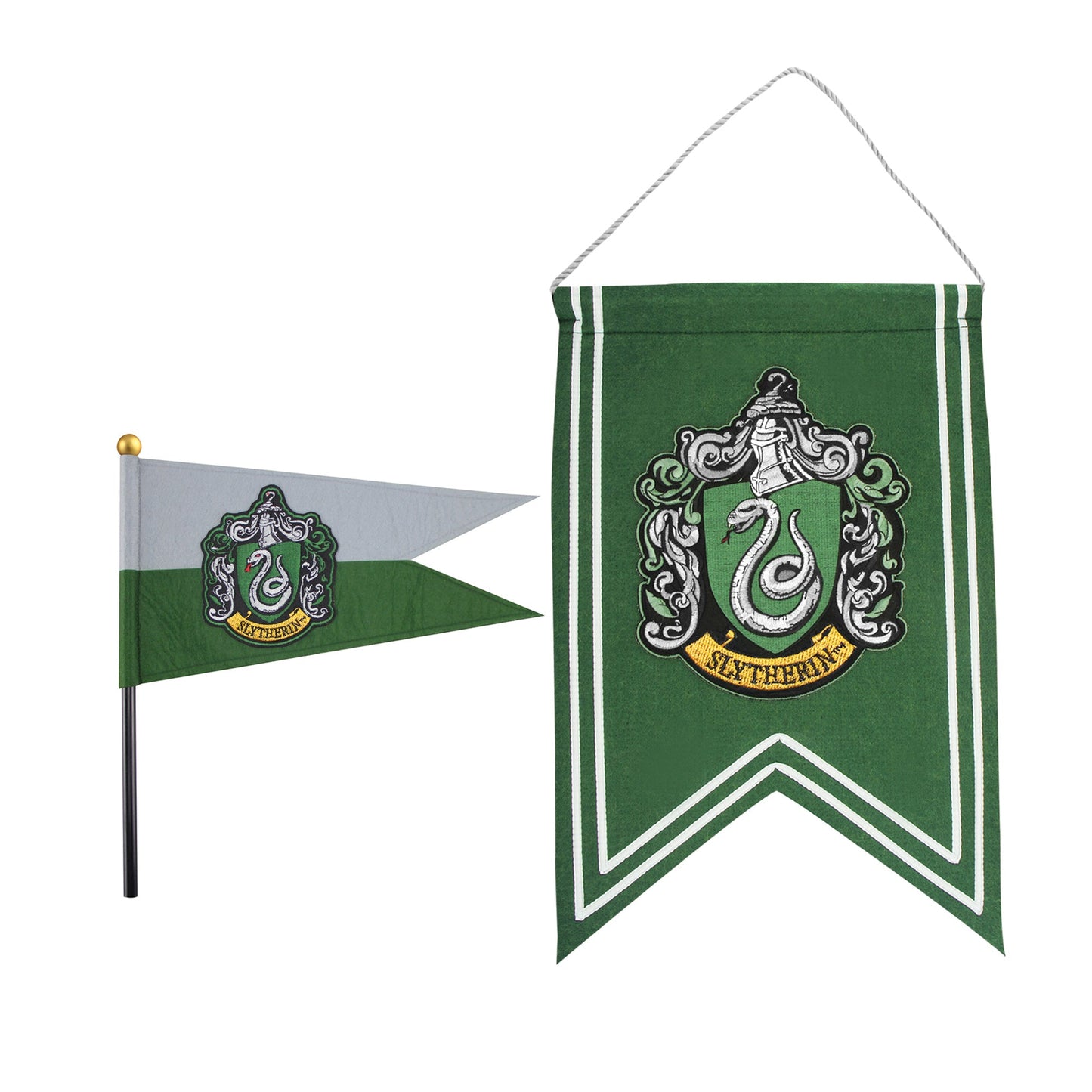 *Set Bannière et Drapeau Serpentard