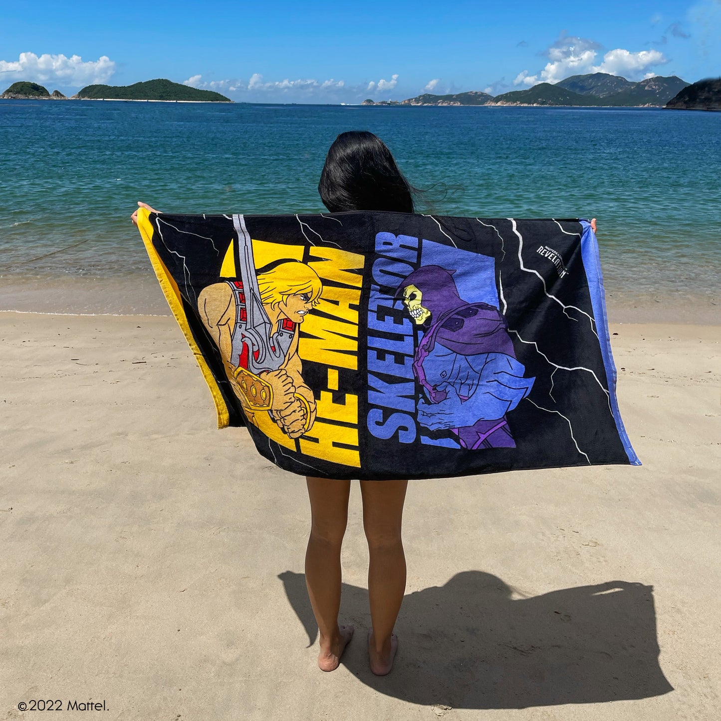 *Serviette de plage Musclor & Skeletor