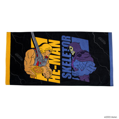 *Serviette de plage Musclor & Skeletor