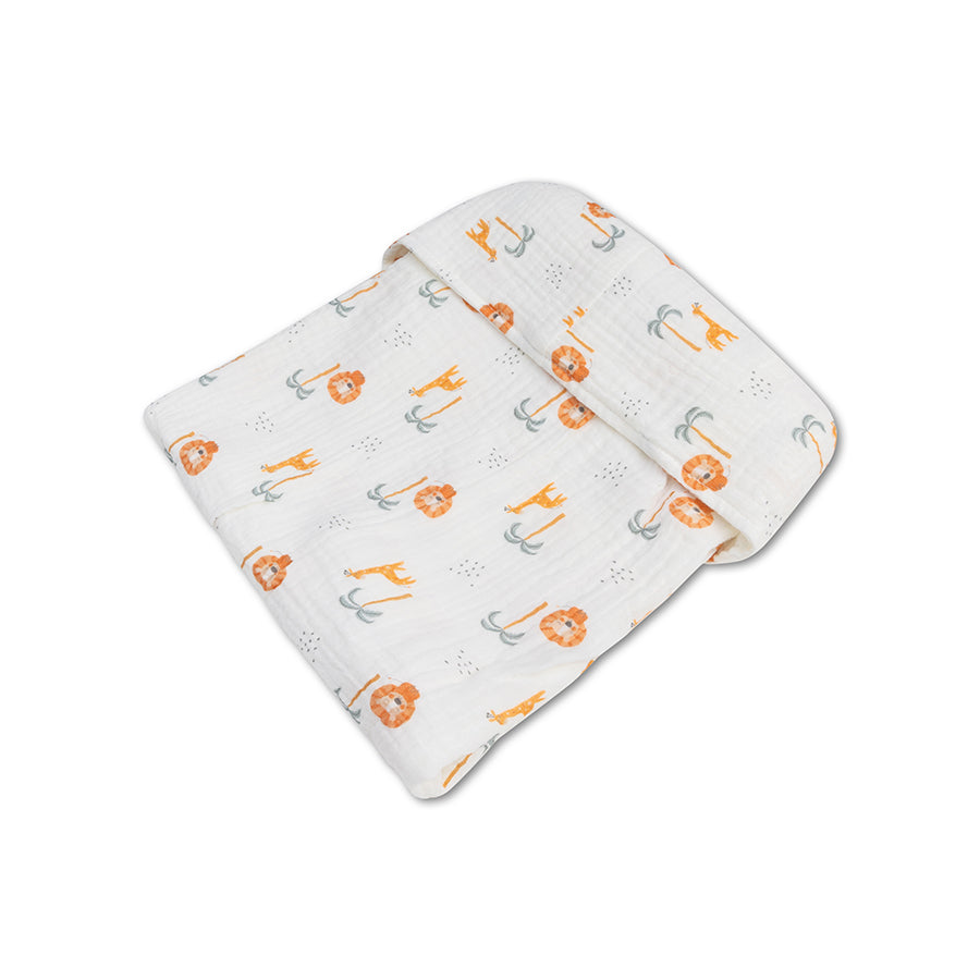 Beach Poncho - Multicolor - Jungle - 50 x 50 cm