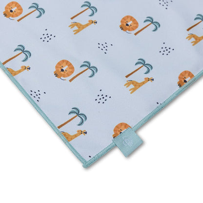 Beach Towel Microfiber - Multicolor - Jungle - 135 x 65 cm