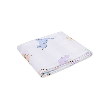 Beach Towel Microfiber - Multicolor - Wild Life - 135 x 65 cm