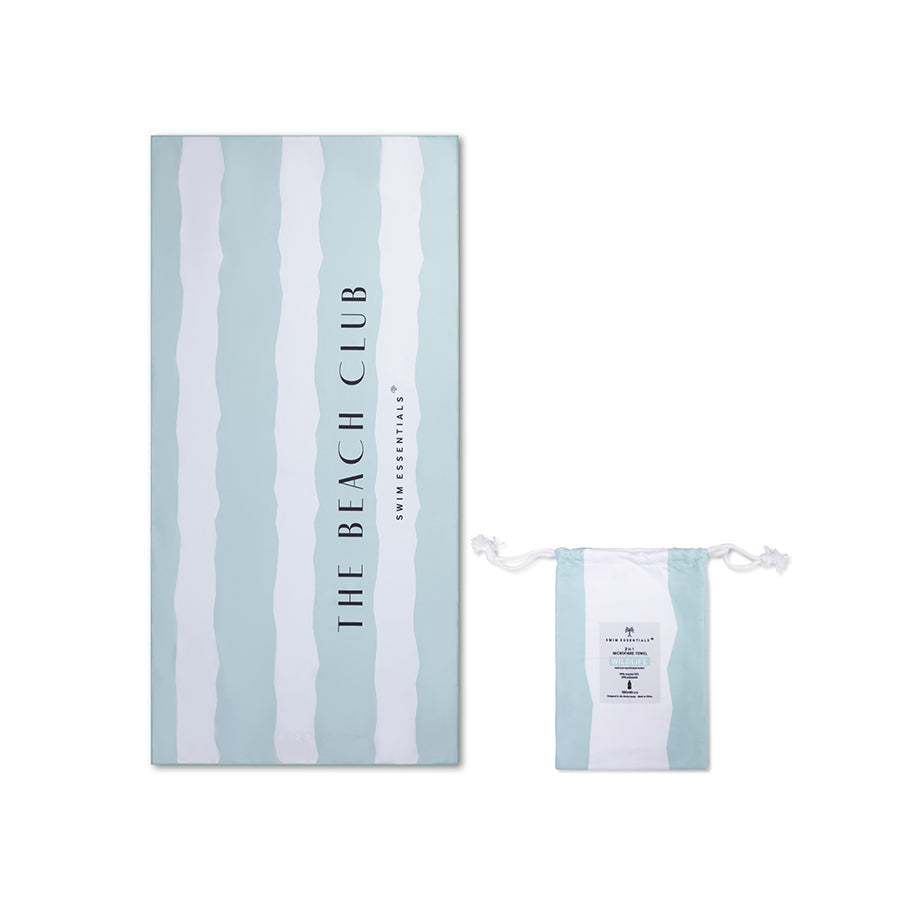 Beach Towel Microfiber - Green - The Beach Club 180 x 90 cm