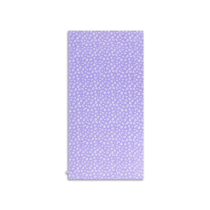 Beach Towel Microfiber - Lila - Leopard - 135 x 65 cm