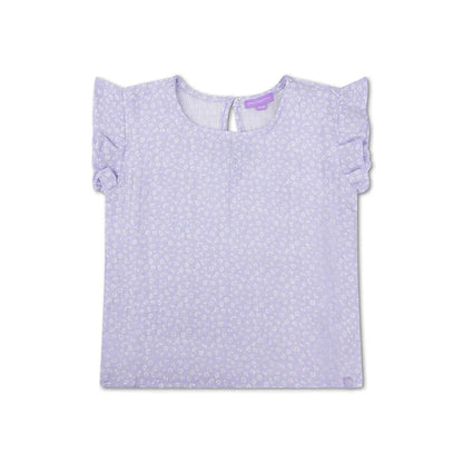 Beachwear Girls  - Muslin - Lila - Leopard
