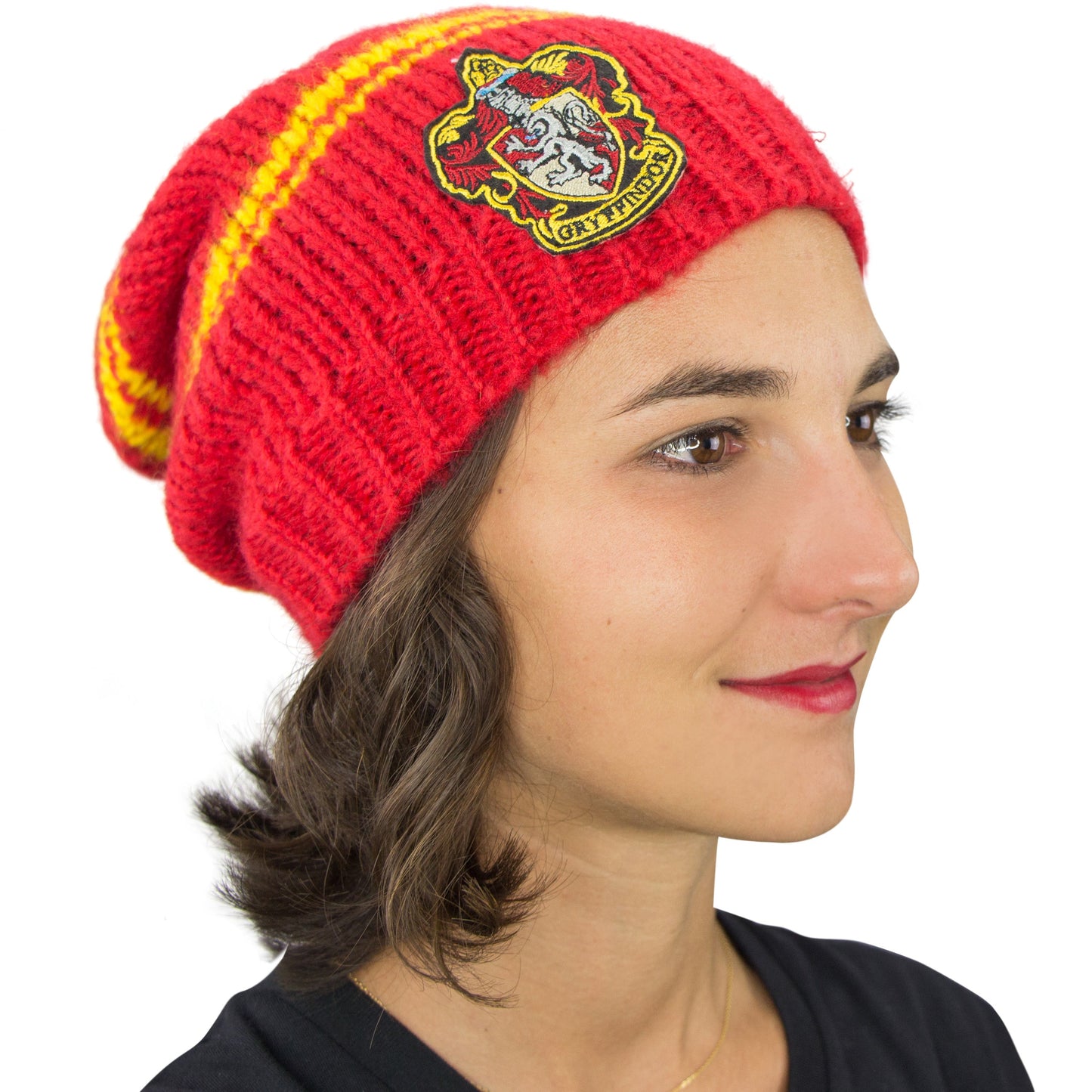 Bonnet tombant Gryffondor Rouge