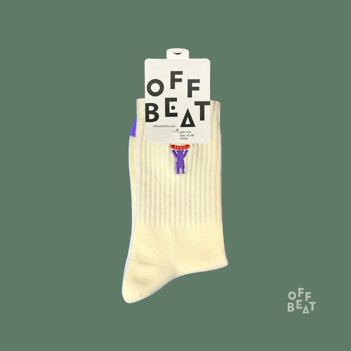 Chaussettes Brodées Ours de Berlin