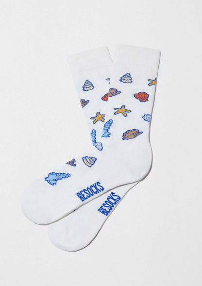 Chaussettes BeOcean Blanc Cassé
