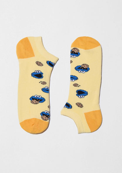 BeSesameStreet Cookie Monster Yellow Ankle