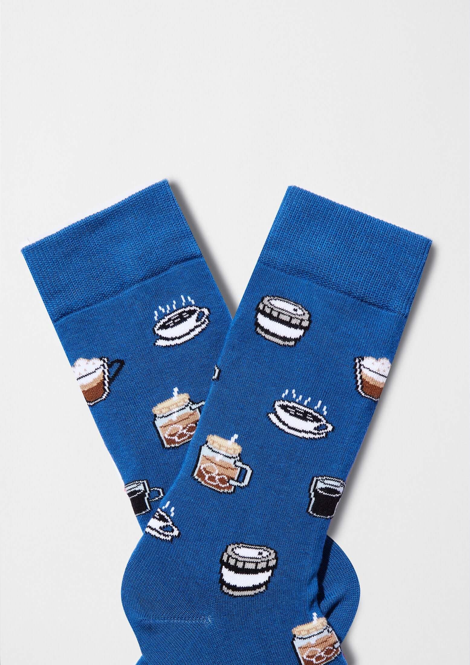Chaussettes BeCoffee Bleu
