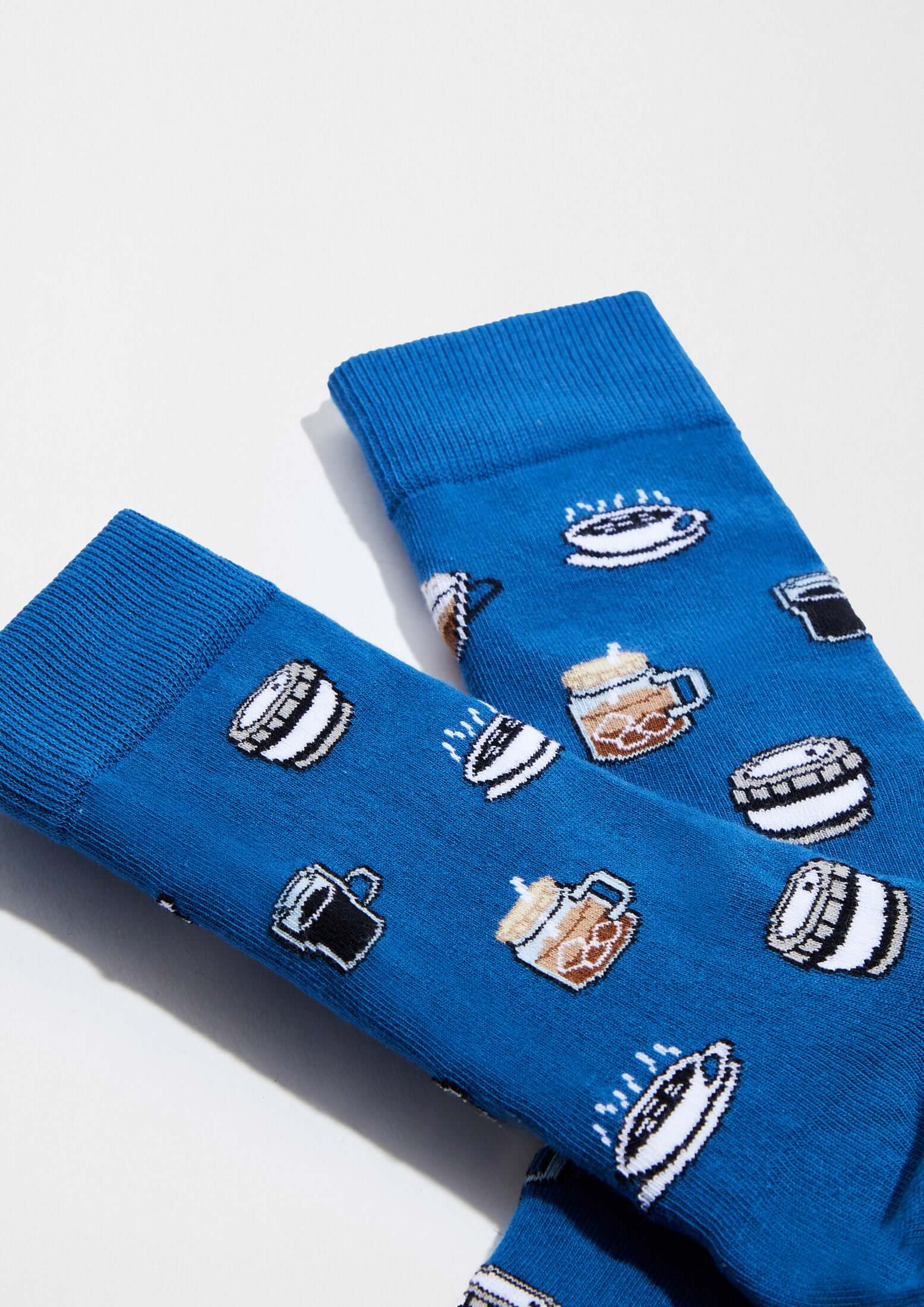 Chaussettes BeCoffee Bleu