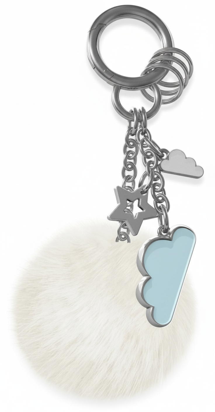 Bijou de Sac Nuage Bleu