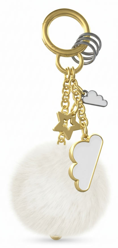 Jóias de bolsa de nuvem de ouro