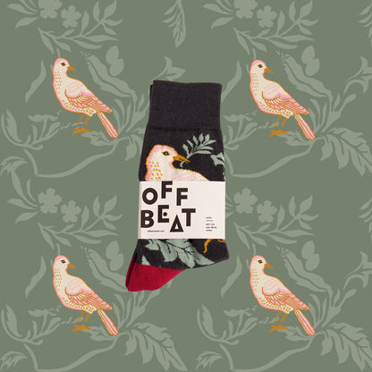 Chaussettes Oiseaux Noirs