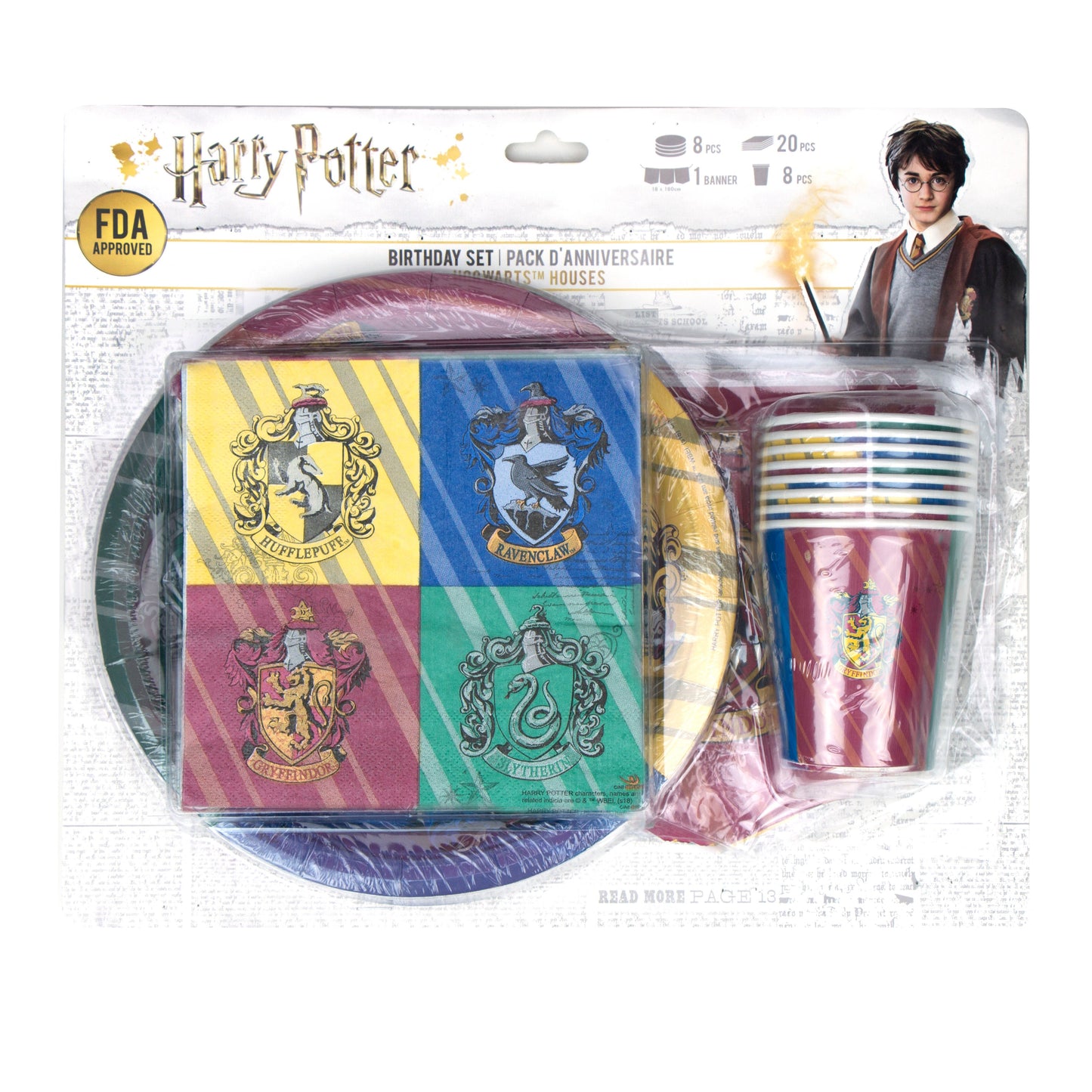 *Pack d'anniversaire Harry Potter Poudlard