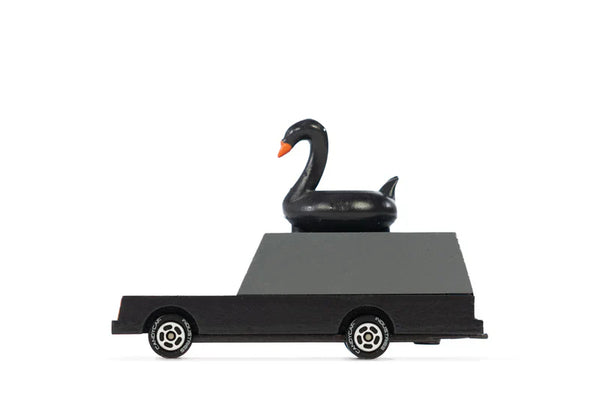 Candycar World Macchinina in legno - Cigno nero