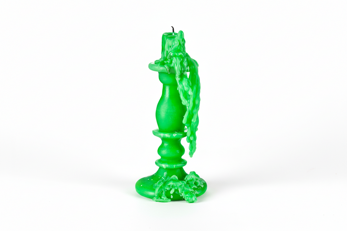 Candela lampadario verde