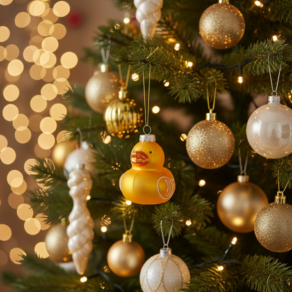 Boule de Noël Canard