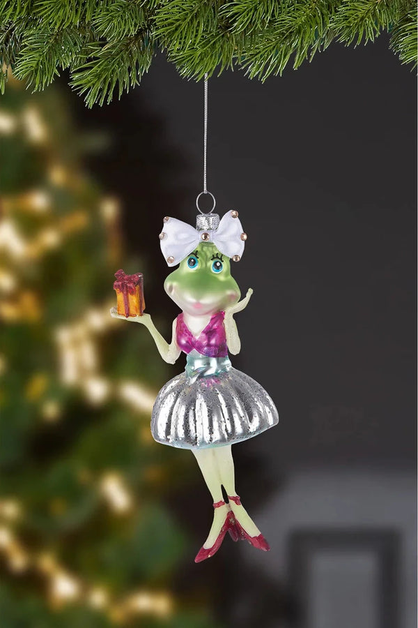 ミス・フロッグのクリスマスオーナメント