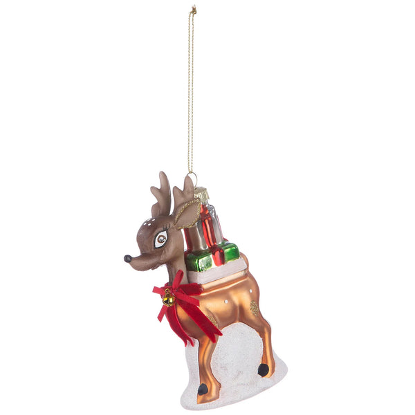 クリスマスのトナカイのオーナメント