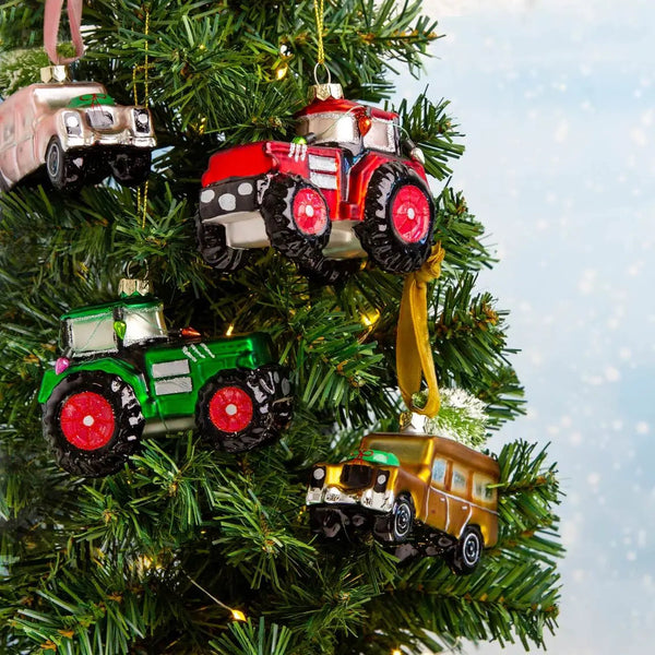 Pallina di Natale rosa 4x4