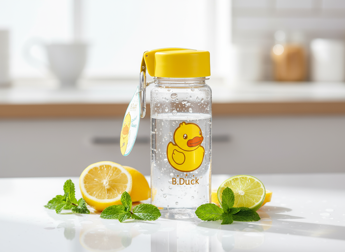 Yellow duck bottle