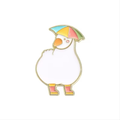 White Duck Hat Umbrella Pin