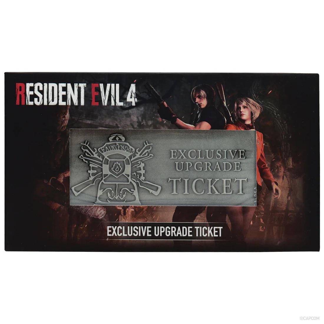 resident evil 4 metal exclusive upgrade ticket fanattik