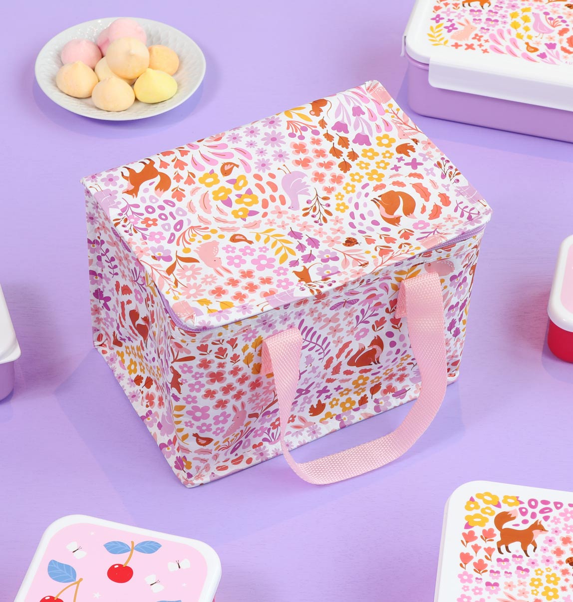 Sac isotherme enfant - Jardin fleuri