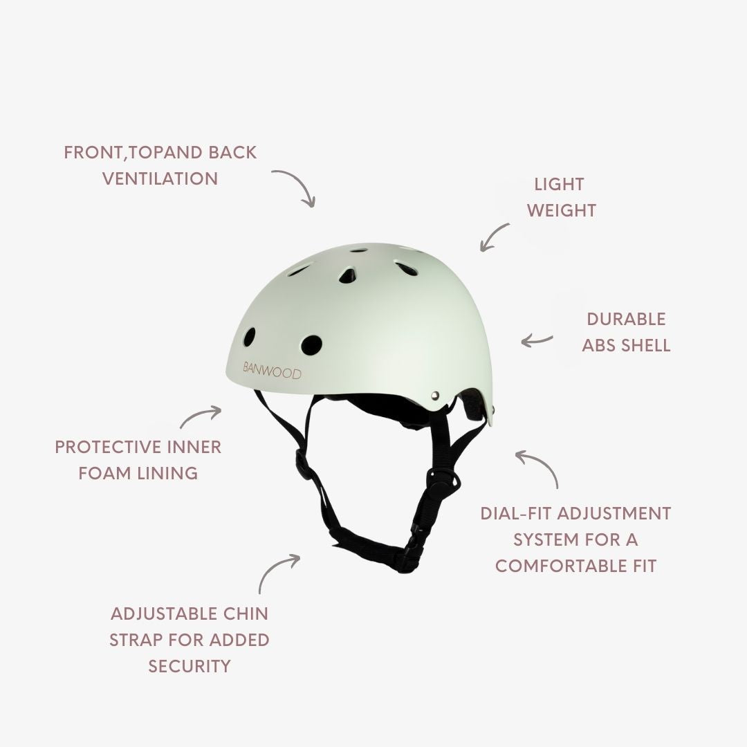 Casque Enfant - Vert Menthe Mat