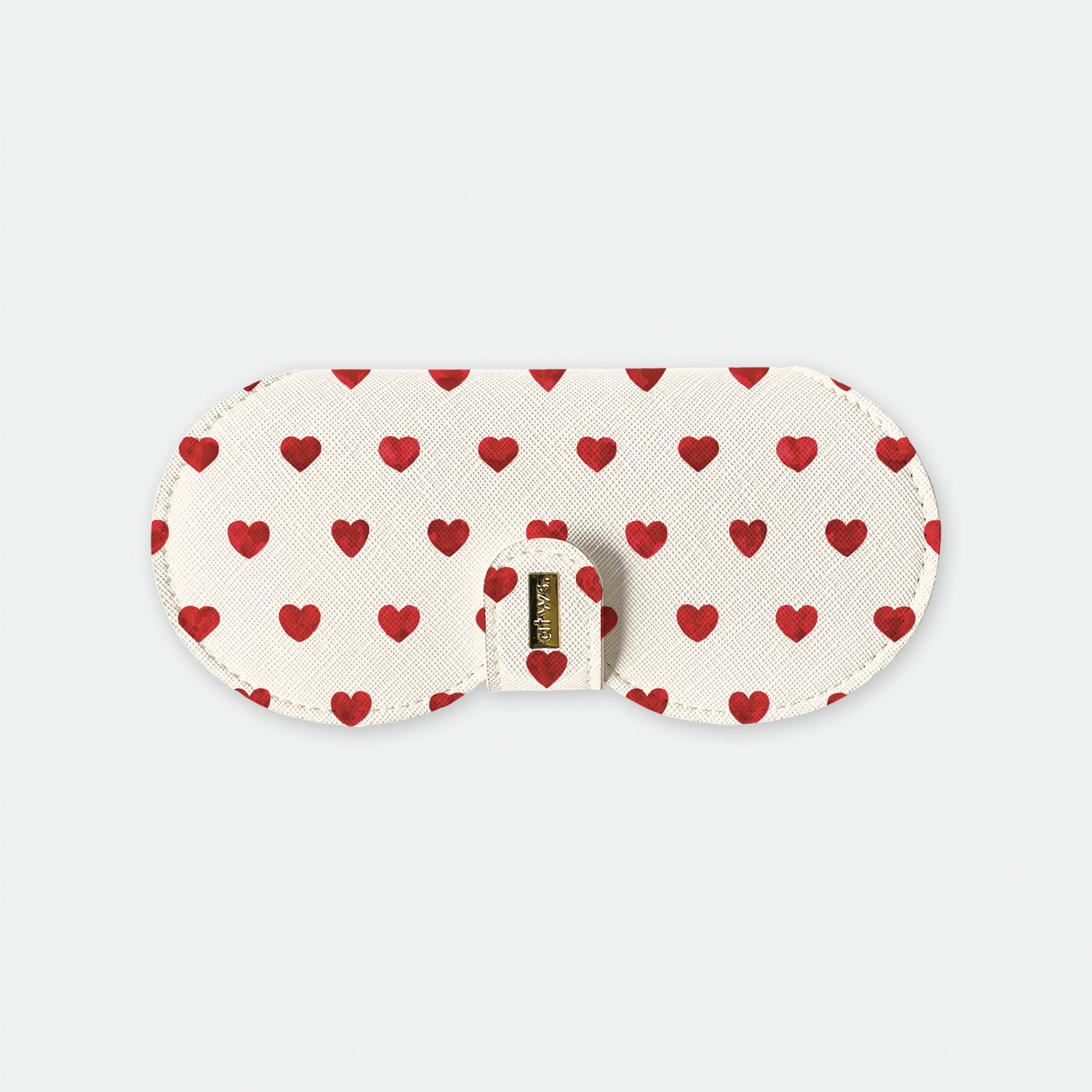 Red hearts - Clip Case