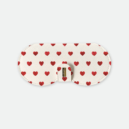 Red hearts - Clip Case